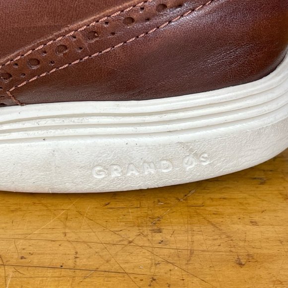 Cole Haan Mens Grand Tour Wing Oxford Woodbury Ivory Casual Shoes C29414 Sz 9M